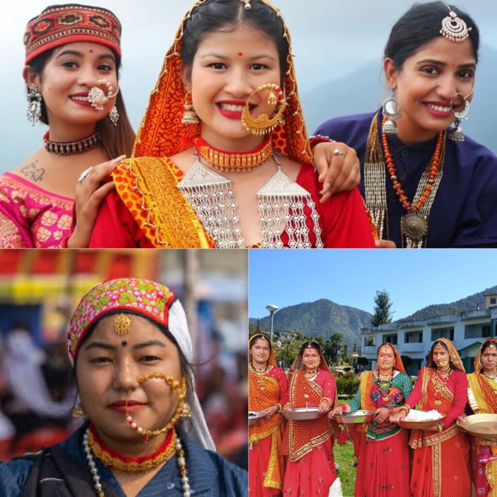 Garhwali and Kumoni costumes and jewellery of Uttarakhand
